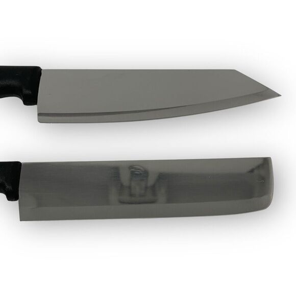 Kiwi Brand Chef Knives Set of Two 6 Inch Black Plastic Handles Made in Thailand - Picture 8 of 9